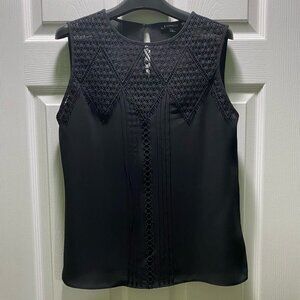 Express | Black Sleeveless Blouse | Small